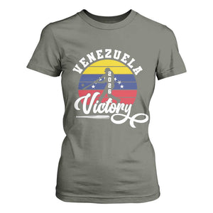 Venezuela 2026 Victory Baseball T Shirt For Women Retro Softball Player Gift TS12 Military Green Print Your Wear