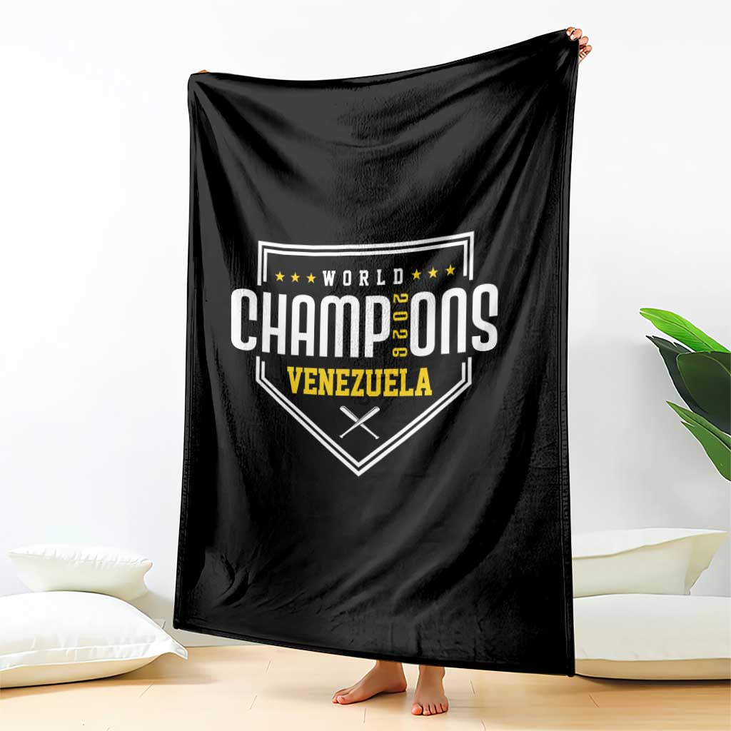 Venezuela 2026 Champions Throw Blanket Baseball Venezuelan Pride TS12 Print Your Wear
