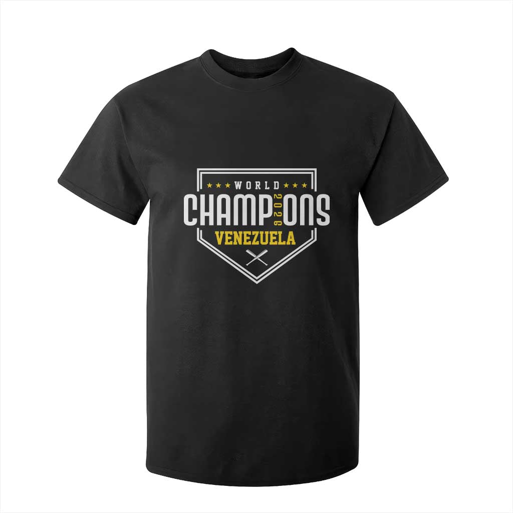 Venezuela 2026 Champions T Shirt For Kid Baseball Venezuelan Pride TS12 Black Print Your Wear