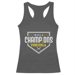 Venezuela 2026 Champions Racerback Tank Top Baseball Venezuelan Pride TS12 Dark Heather Print Your Wear