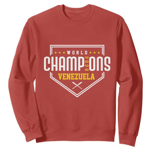 Venezuela 2026 Champions Sweatshirt Baseball Venezuelan Pride TS12 Red Print Your Wear