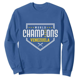 Venezuela 2026 Champions Sweatshirt Baseball Venezuelan Pride TS12 Royal Blue Print Your Wear