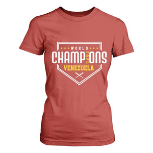 Venezuela 2026 Champions T Shirt For Women Baseball Venezuelan Pride TS12 Red Print Your Wear