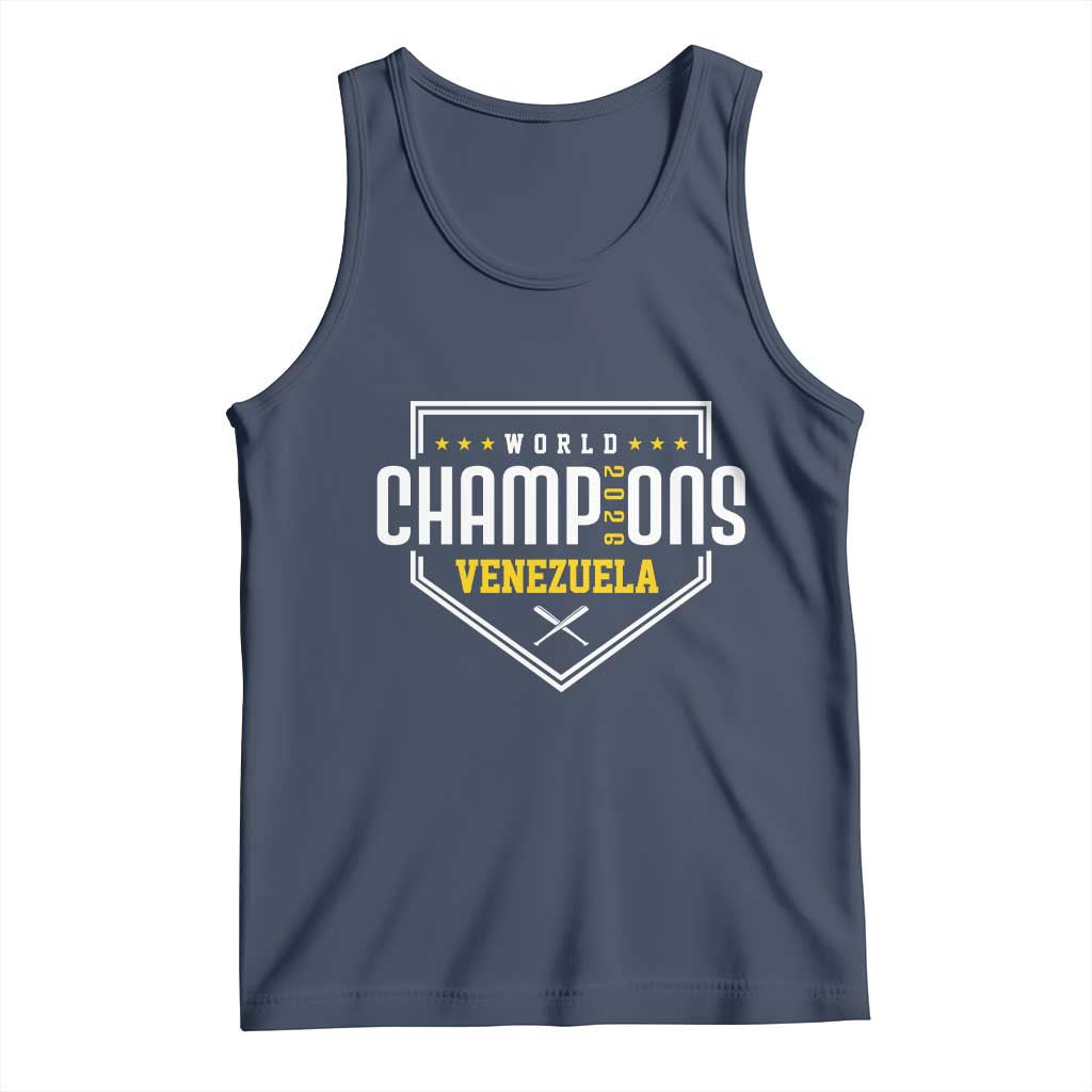 Venezuela 2026 Champions Tank Top Baseball Venezuelan Pride TS12 Navy Print Your Wear