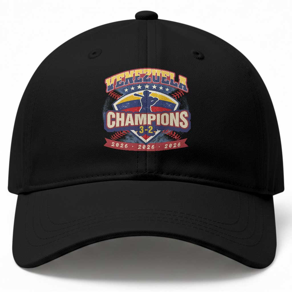 Venezuela 2026 Champions Baseball Cap Baseball Fan Pride TS12 Print Your Wear