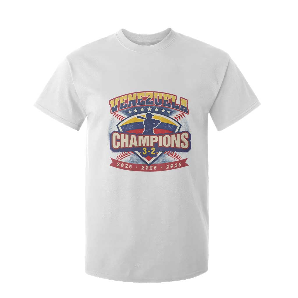 Venezuela 2026 Champions T Shirt For Kid Baseball Fan Pride TS12 White Print Your Wear