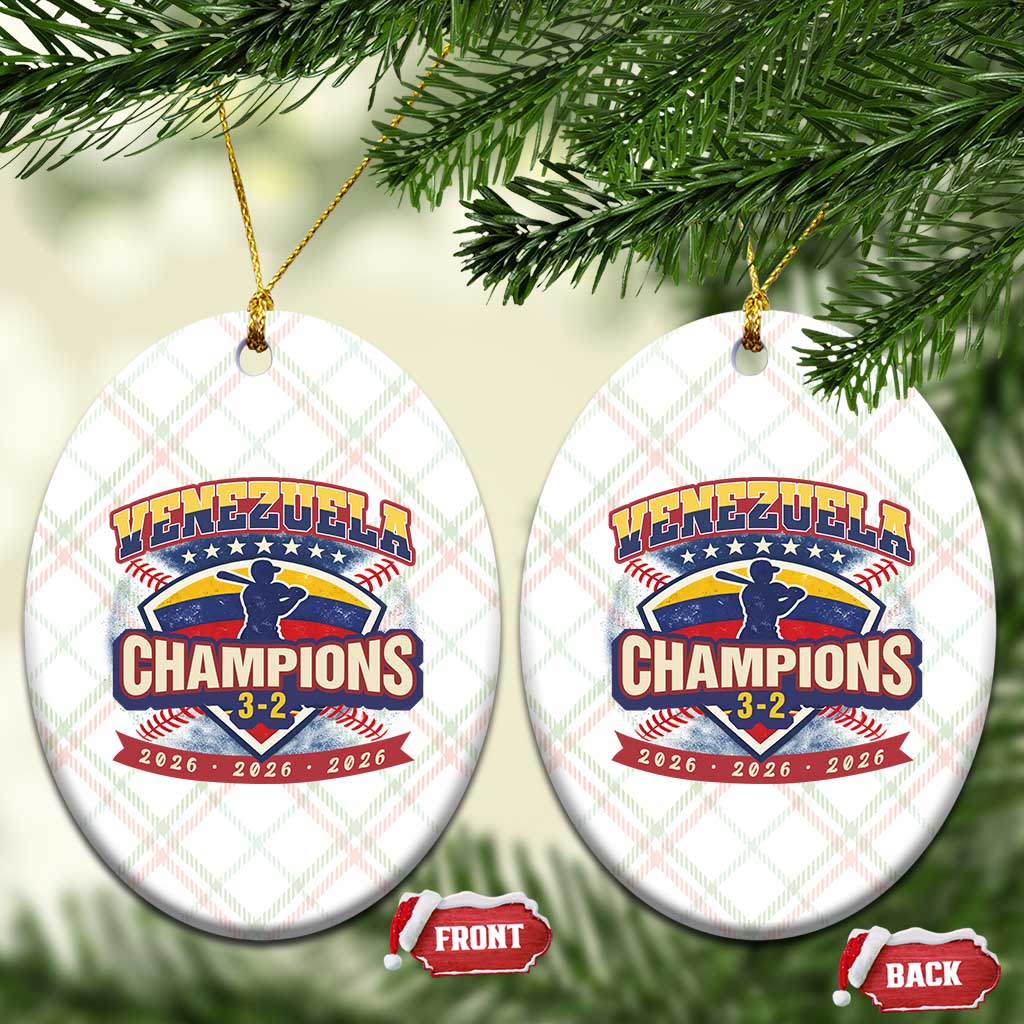 Venezuela 2026 Champions Ceramic Ornament Baseball Fan Pride TS12 Print Your Wear