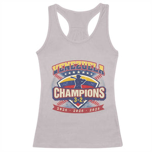 Venezuela 2026 Champions Racerback Tank Top Baseball Fan Pride TS12 Ice Gray Print Your Wear