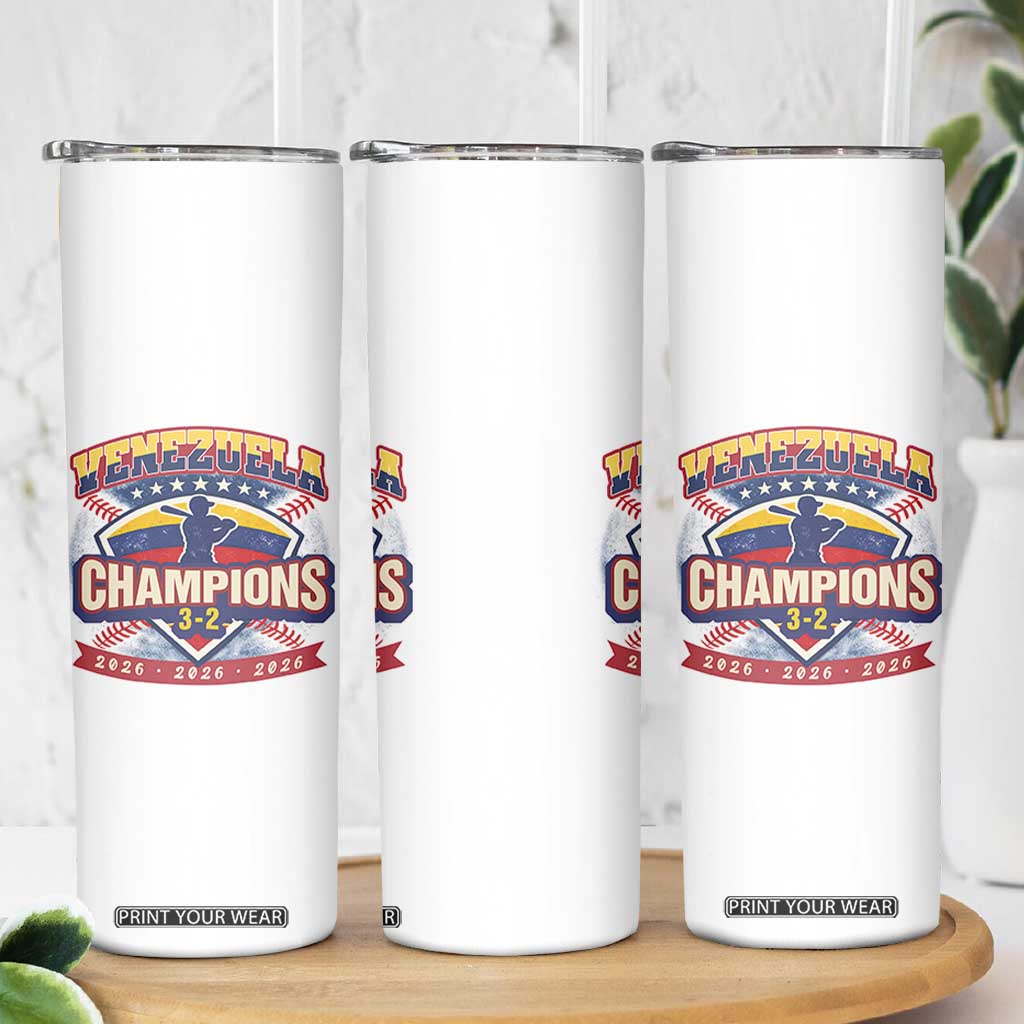Venezuela 2026 Champions Skinny Tumbler Baseball Fan Pride TS12 Print Your Wear