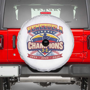 Venezuela 2026 Champions Spare Tire Cover Baseball Fan Pride TS12 White Print Your Wear