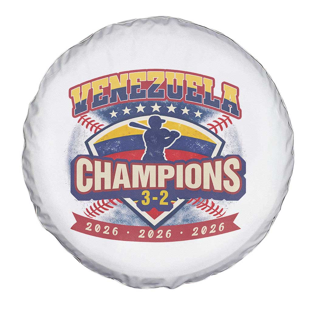 Venezuela 2026 Champions Spare Tire Cover Baseball Fan Pride TS12 Print Your Wear