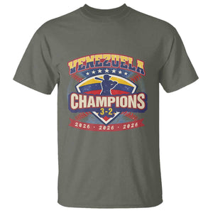 Venezuela 2026 Champions T Shirt Baseball Fan Pride TS12 Military Green Print Your Wear