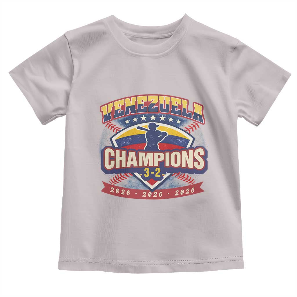 Venezuela 2026 Champions Toddler T Shirt Baseball Fan Pride TS12 Ice Gray Print Your Wear
