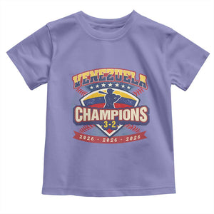 Venezuela 2026 Champions Toddler T Shirt Baseball Fan Pride TS12 Violet Print Your Wear