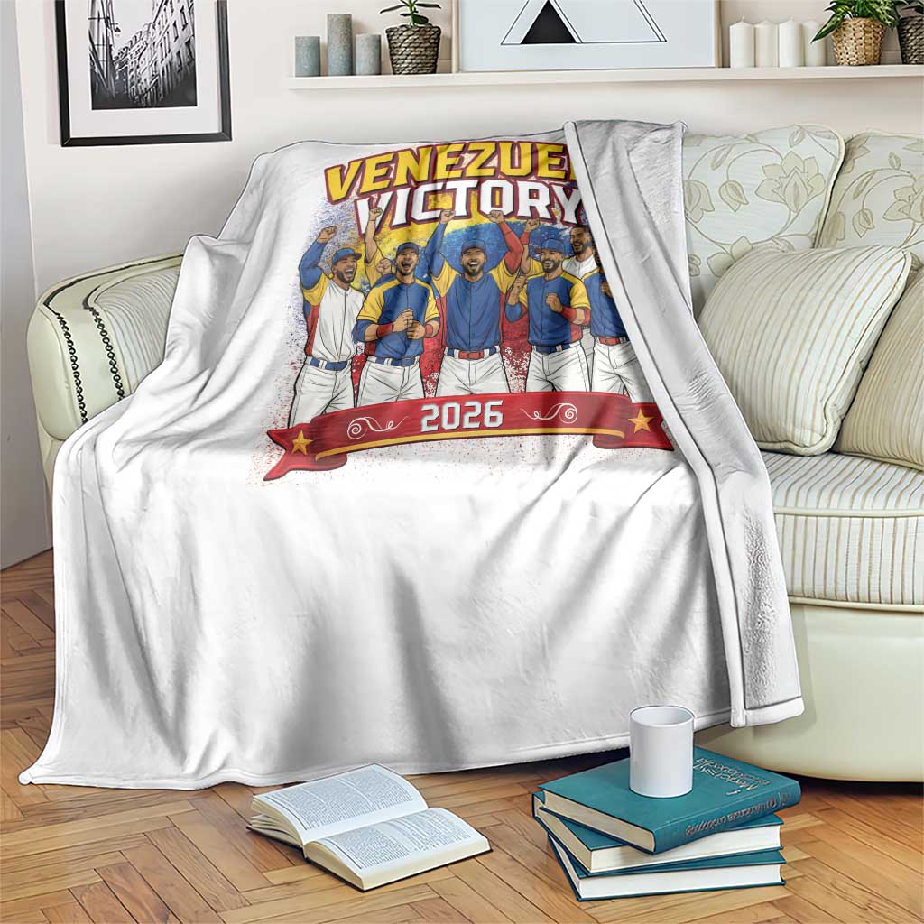 Venezuela Baseball Victory Throw Blanket Venezuelan Pride Gift TS12 Print Your Wear