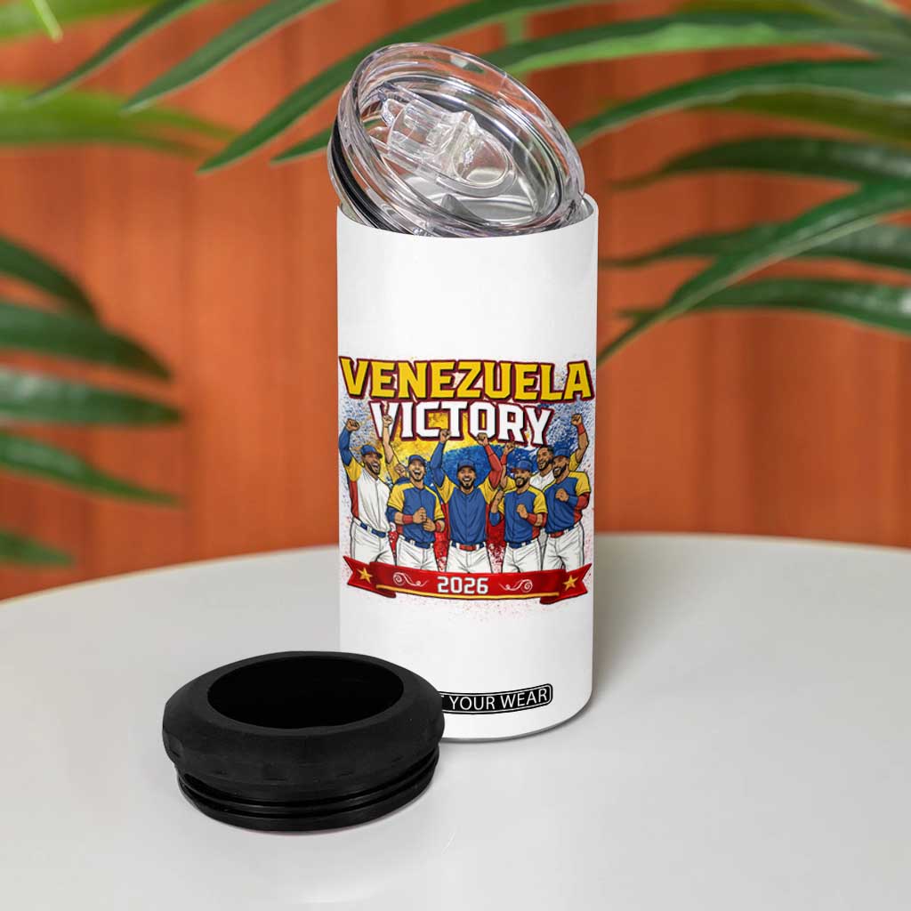 Venezuela Baseball Victory 4 in 1 Can Cooler Tumbler Venezuelan Pride Gift TS12 Print Your Wear