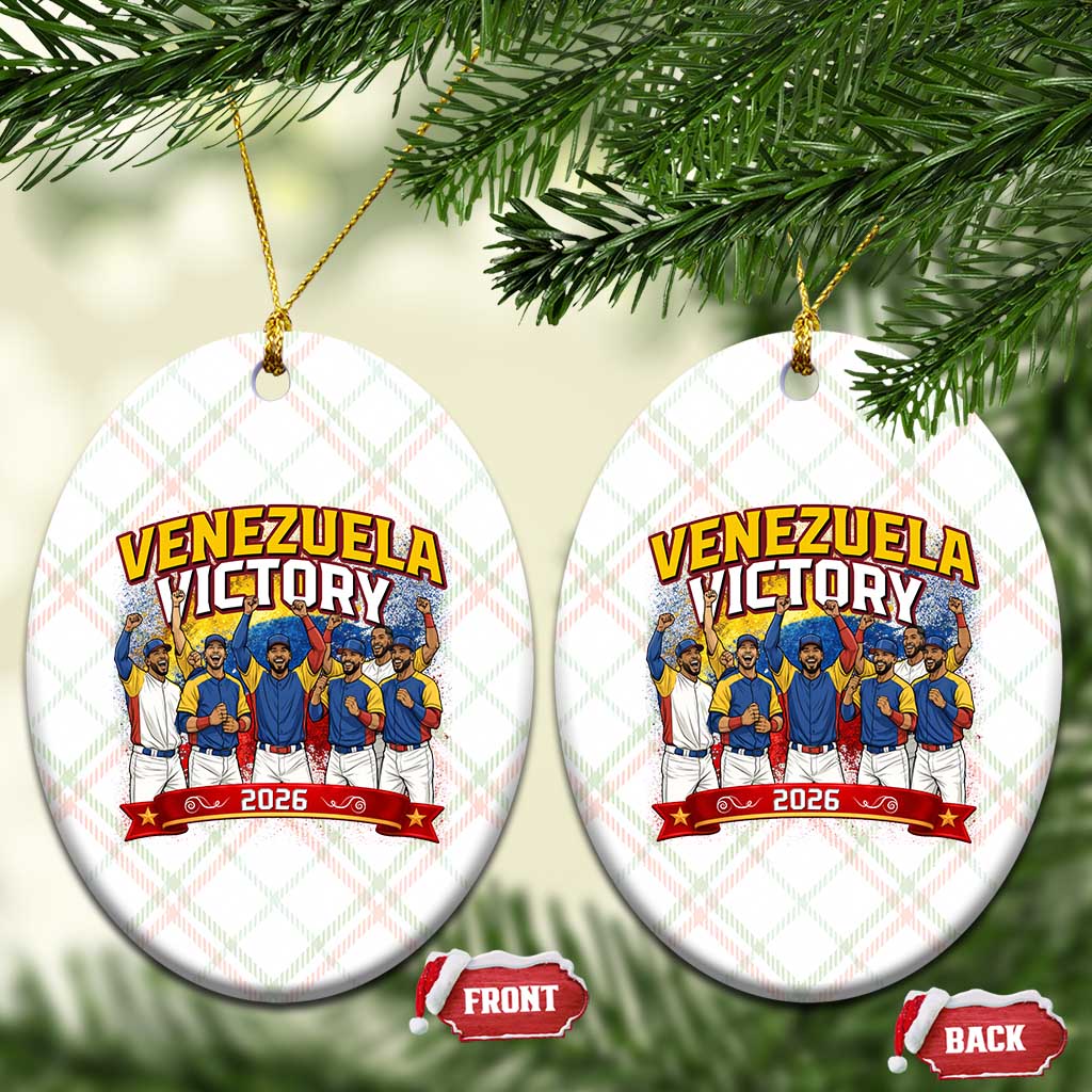 Venezuela Baseball Victory Ceramic Ornament Venezuelan Pride Gift TS12 Print Your Wear
