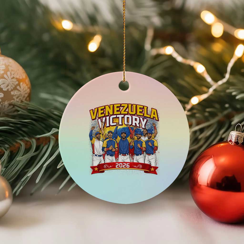 Venezuela Baseball Victory Ceramic Ornament Venezuelan Pride Gift TS12 1pc Pastel Print Your Wear