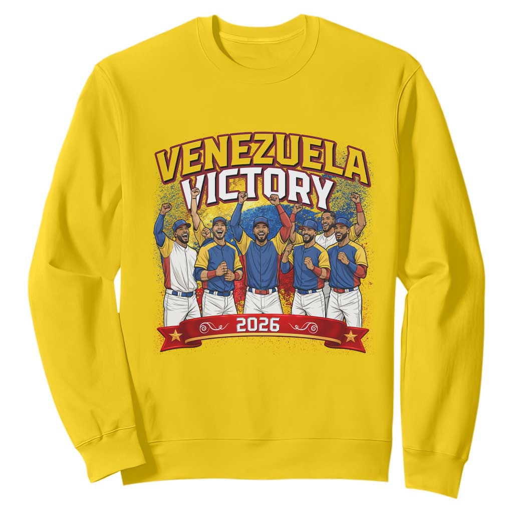 Venezuela Baseball Victory Sweatshirt Venezuelan Pride Gift TS12 Daisy Print Your Wear