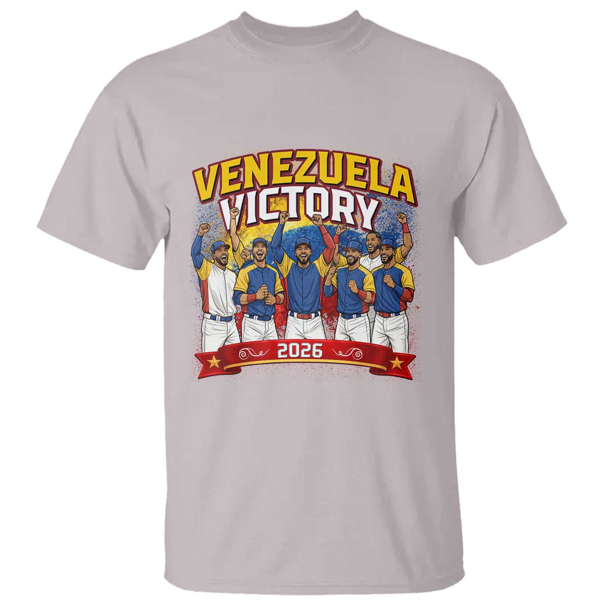 Venezuela Baseball Victory T Shirt Venezuelan Pride Gift TS12 Ice Gray Print Your Wear
