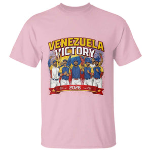 Venezuela Baseball Victory T Shirt Venezuelan Pride Gift TS12 Light Pink Print Your Wear