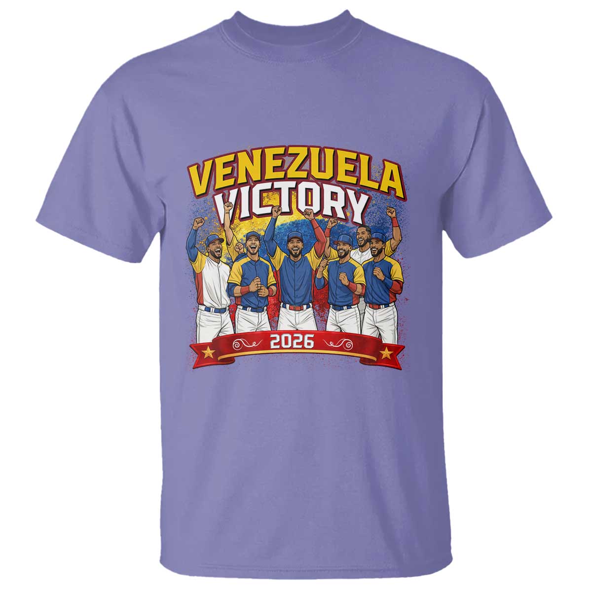 Venezuela Baseball Victory T Shirt Venezuelan Pride Gift TS12 Violet Print Your Wear
