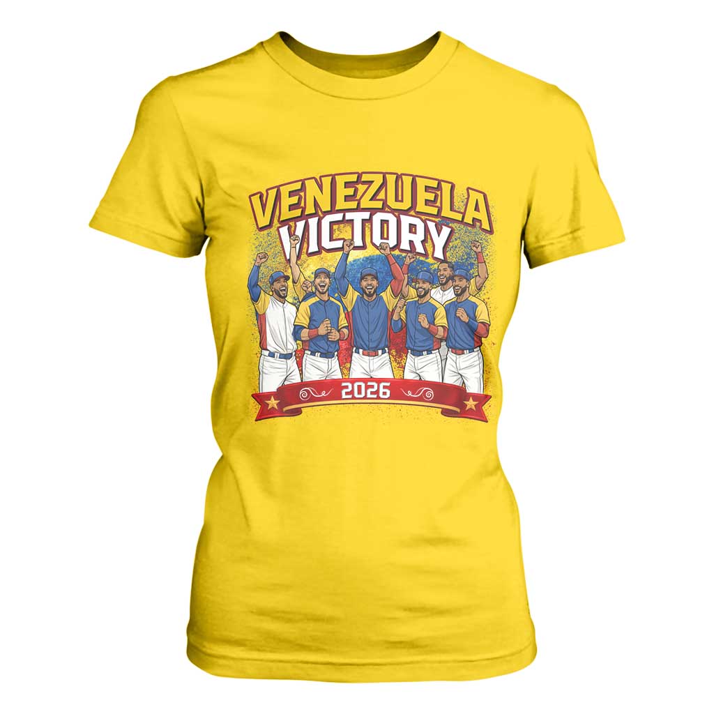 Venezuela Baseball Victory T Shirt For Women Venezuelan Pride Gift TS12 Daisy Print Your Wear