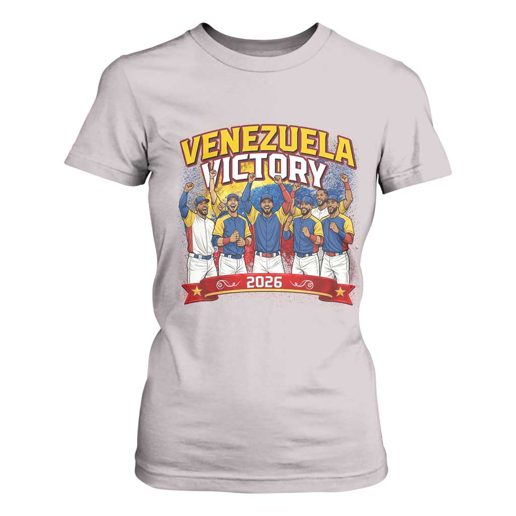 Venezuela Baseball Victory T Shirt For Women Venezuelan Pride Gift TS12 Ice Gray Print Your Wear