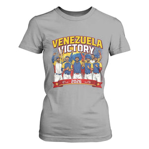 Venezuela Baseball Victory T Shirt For Women Venezuelan Pride Gift TS12 Sport Gray Print Your Wear