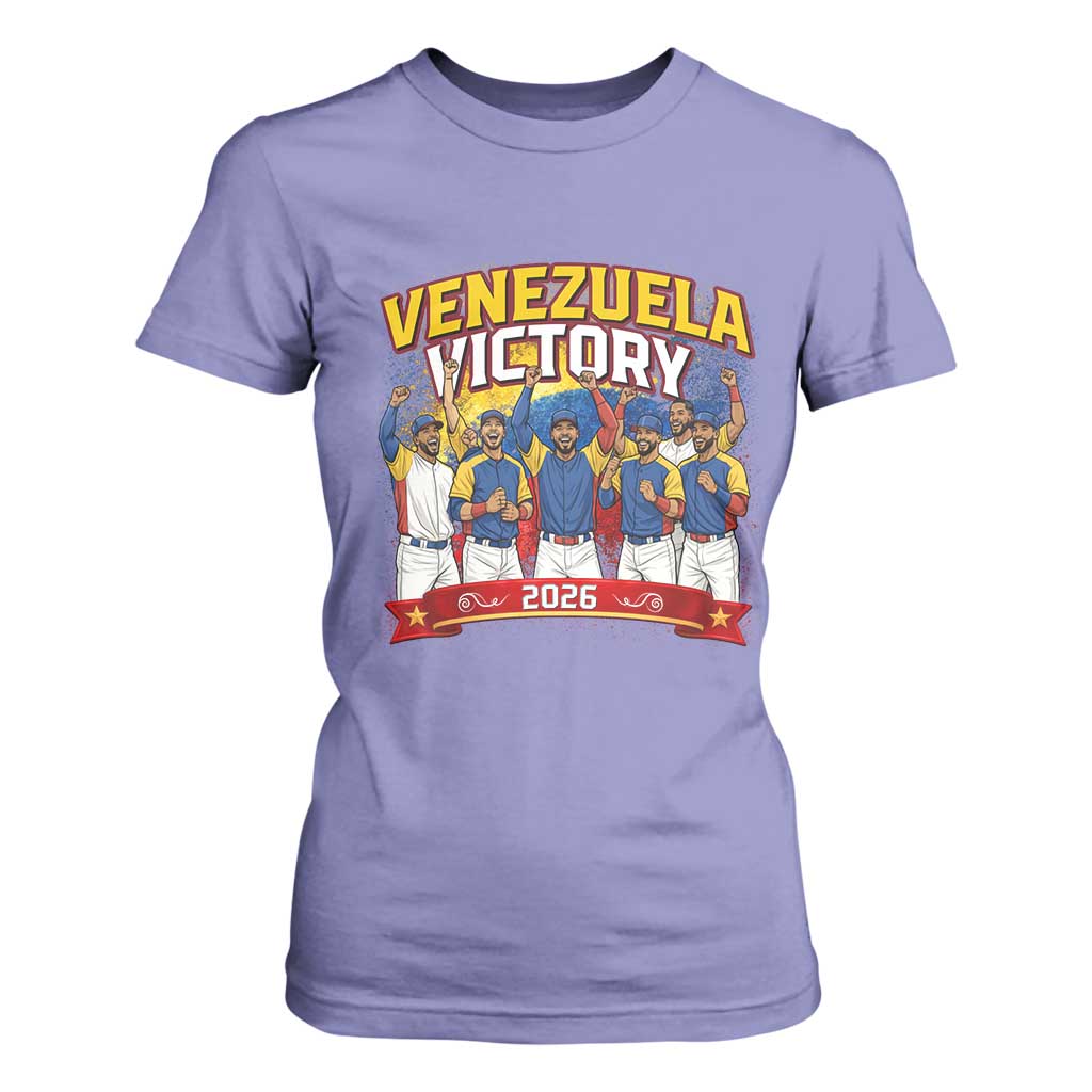 Venezuela Baseball Victory T Shirt For Women Venezuelan Pride Gift TS12 Violet Print Your Wear