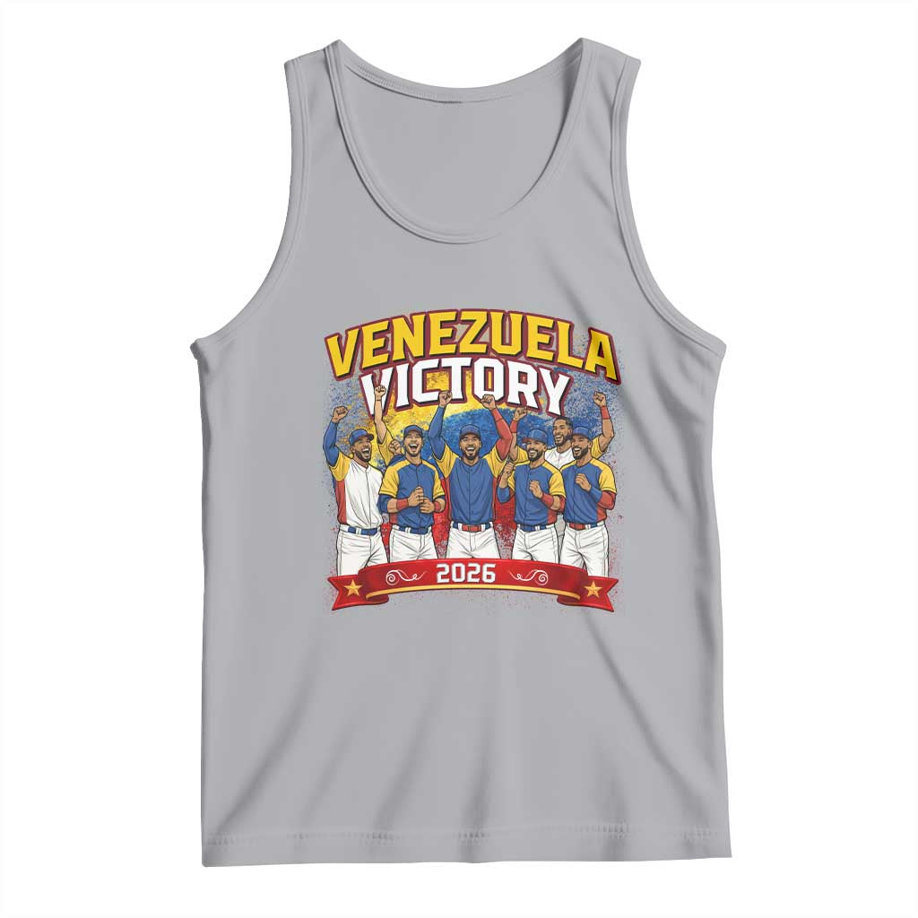 Venezuela Baseball Victory Tank Top Venezuelan Pride Gift TS12 Athletic Heather Print Your Wear
