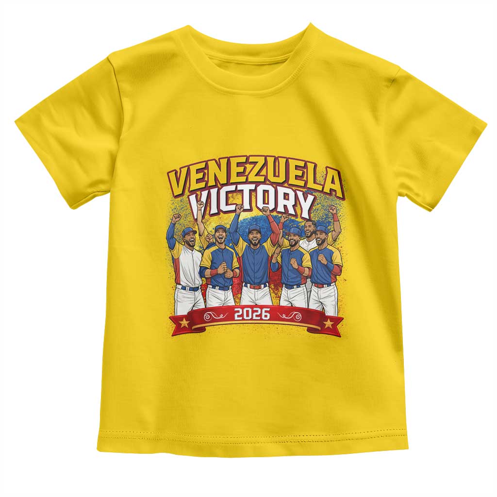 Venezuela Baseball Victory Toddler T Shirt Venezuelan Pride Gift TS12 Daisy Print Your Wear