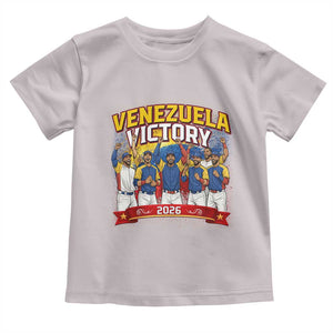 Venezuela Baseball Victory Toddler T Shirt Venezuelan Pride Gift TS12 Ice Gray Print Your Wear