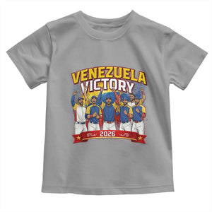 Venezuela Baseball Victory Toddler T Shirt Venezuelan Pride Gift TS12 Sport Gray Print Your Wear
