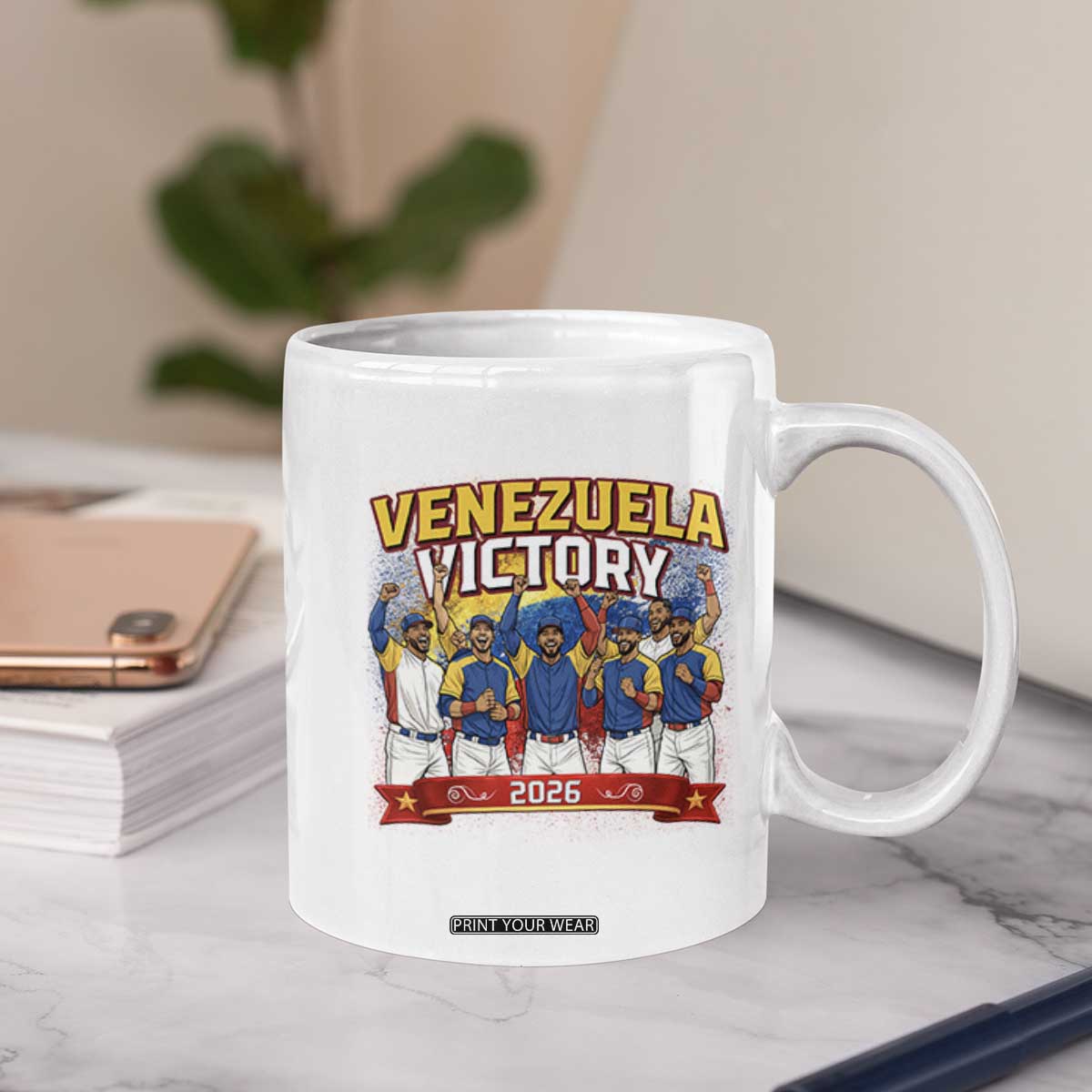 Venezuela Baseball Victory Coffee Mug Venezuelan Pride Gift TS12 Print Your Wear
