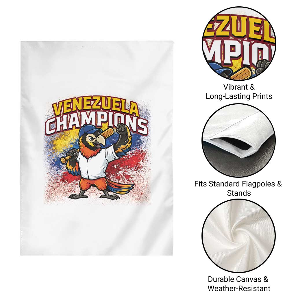 Venezuela Baseball Champions Garden Flag Troupial Bird Patriotic Pride TS12 Print Your Wear