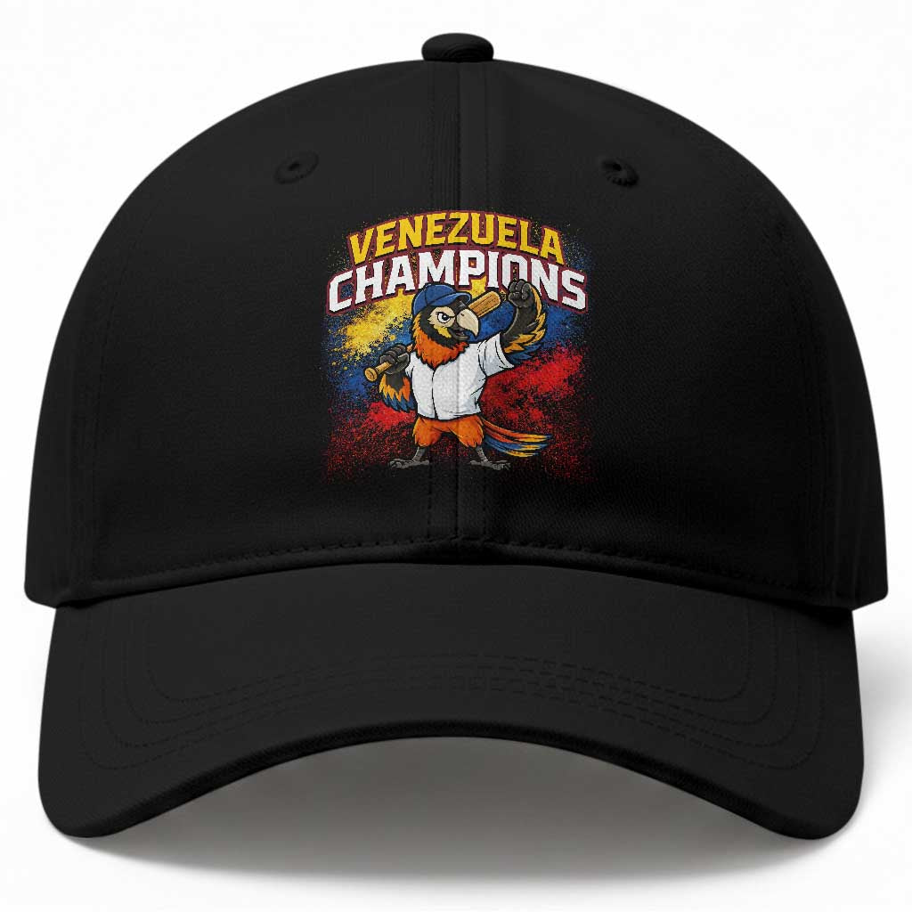 Venezuela Baseball Champions Baseball Cap Troupial Bird Patriotic Pride TS12 Print Your Wear