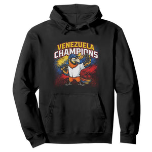 Venezuela Baseball Champions Hoodie Troupial Bird Patriotic Pride TS12 Black Print Your Wear