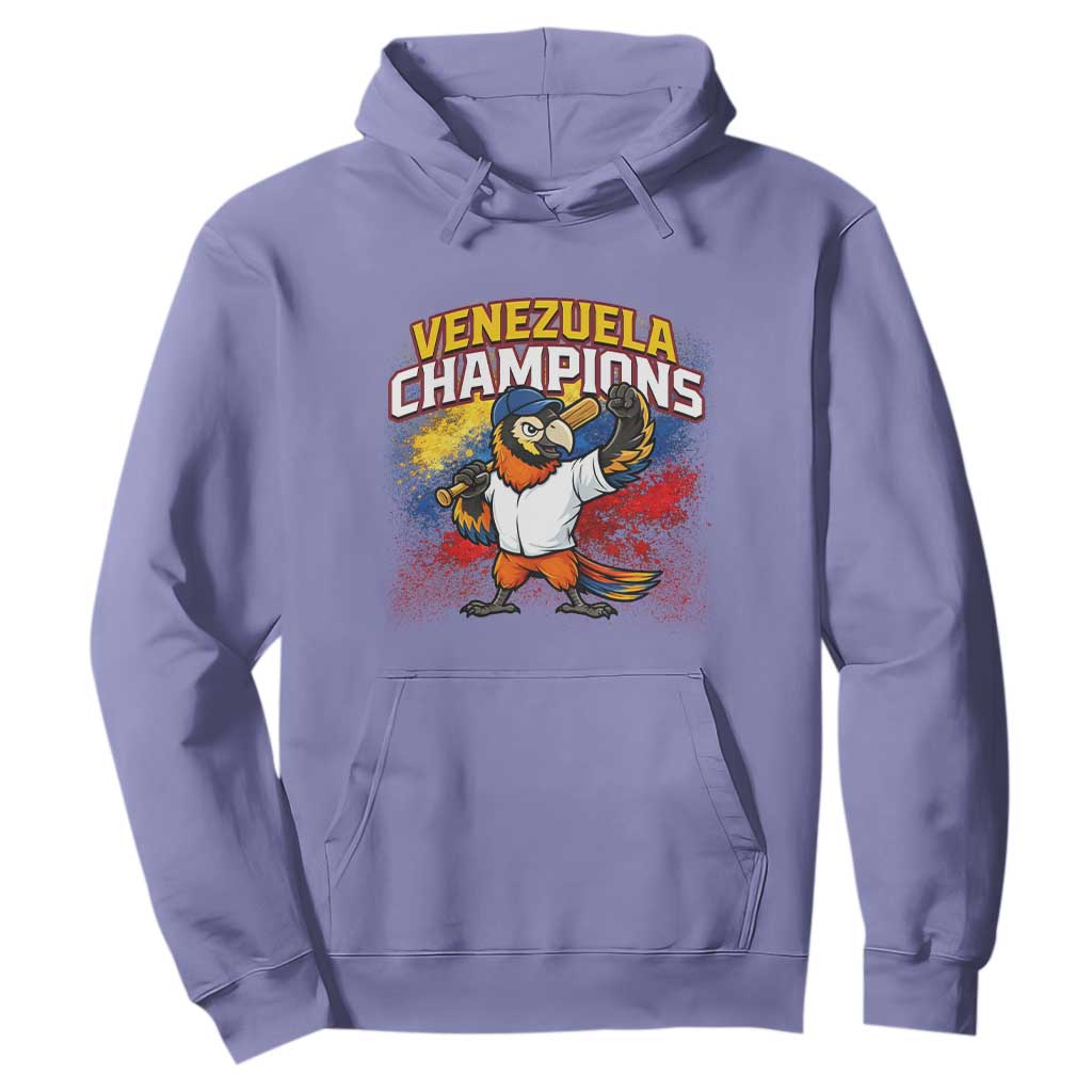 Venezuela Baseball Champions Hoodie Troupial Bird Patriotic Pride TS12 Violet Print Your Wear
