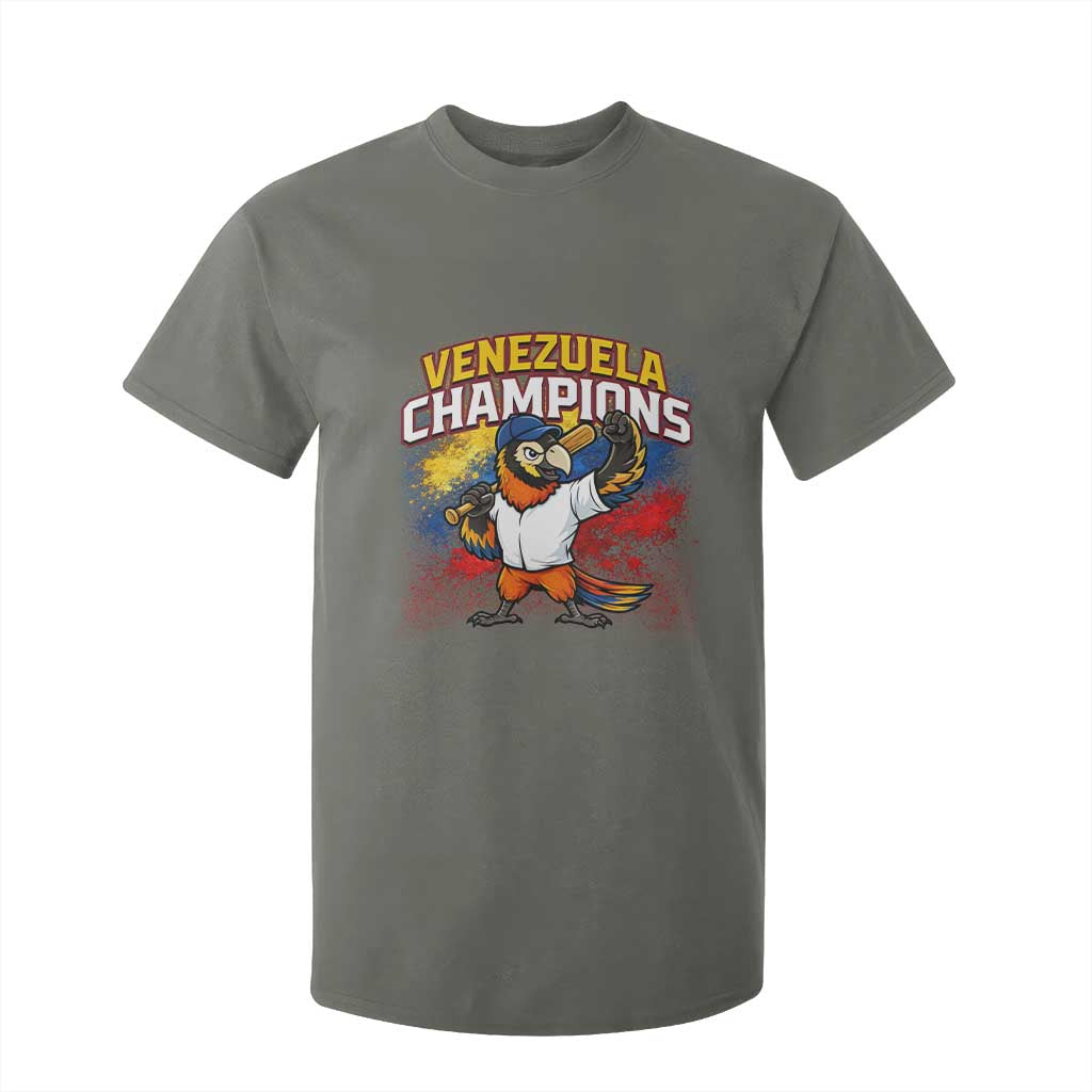 Venezuela Baseball Champions T Shirt For Kid Troupial Bird Patriotic Pride TS12 Military Green Print Your Wear