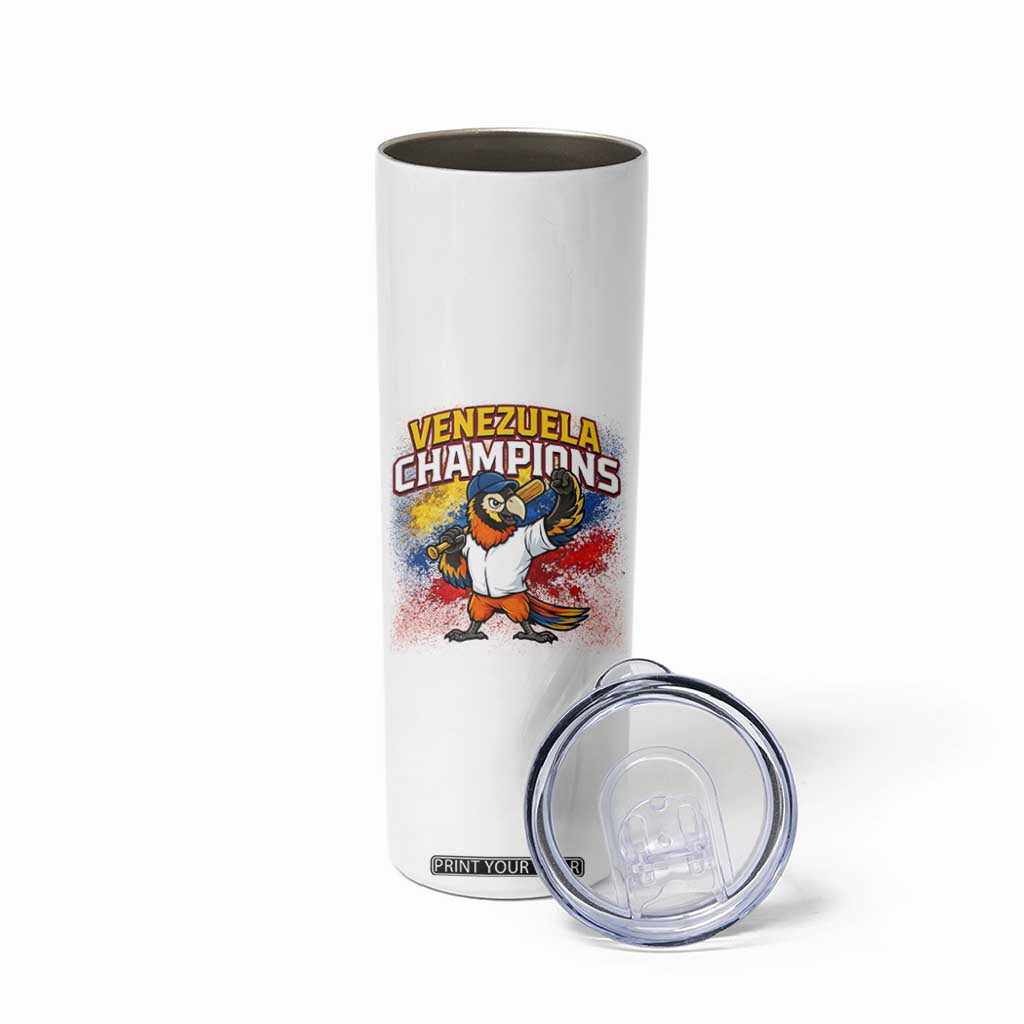 Venezuela Baseball Champions Skinny Tumbler Troupial Bird Patriotic Pride TS12 Print Your Wear