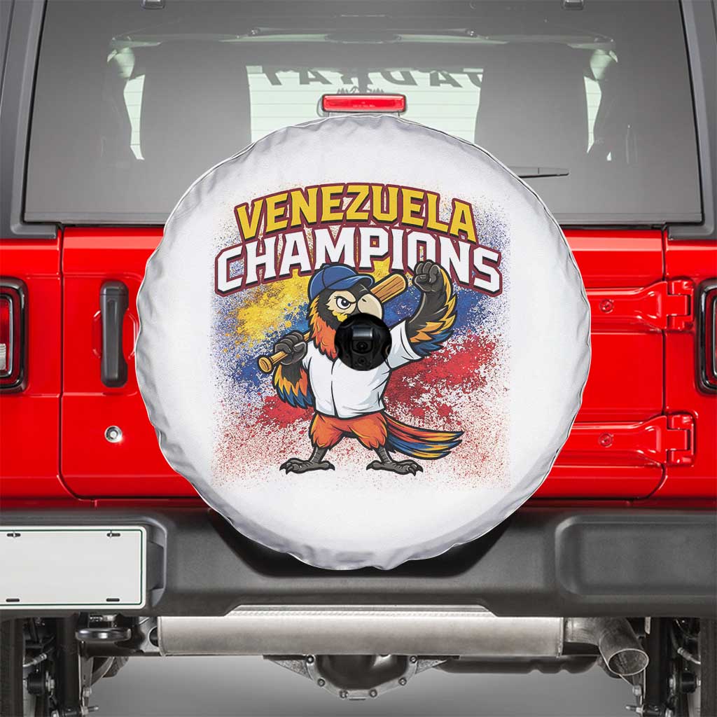 Venezuela Baseball Champions Spare Tire Cover Troupial Bird Patriotic Pride TS12 Black Print Your Wear