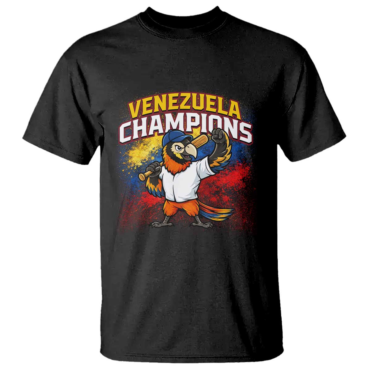 Venezuela Baseball Champions T Shirt Troupial Bird Patriotic Pride TS12 Black Print Your Wear