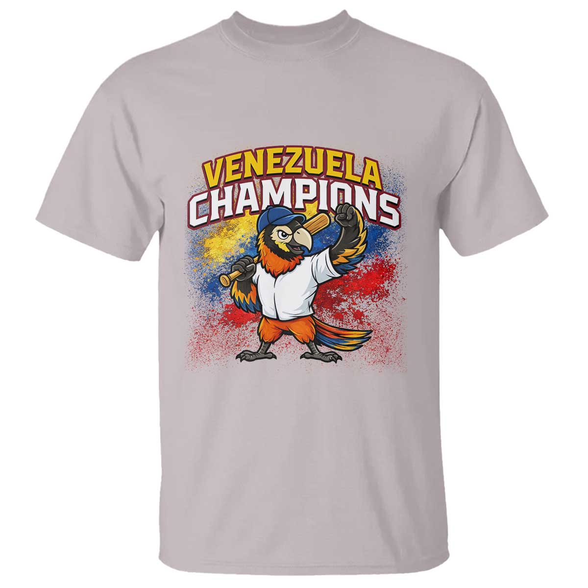 Venezuela Baseball Champions T Shirt Troupial Bird Patriotic Pride TS12 Ice Gray Print Your Wear