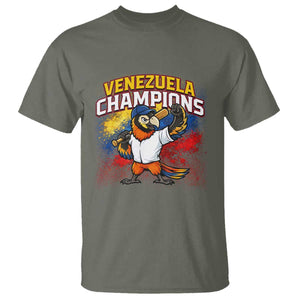 Venezuela Baseball Champions T Shirt Troupial Bird Patriotic Pride TS12 Military Green Print Your Wear