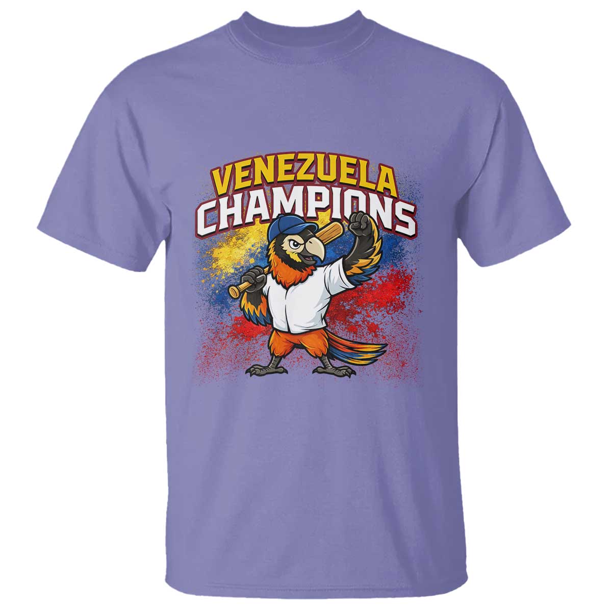 Venezuela Baseball Champions T Shirt Troupial Bird Patriotic Pride TS12 Violet Print Your Wear