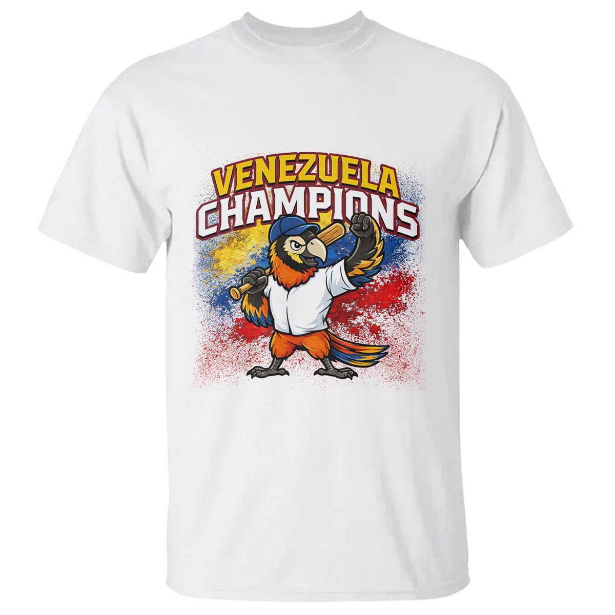 Venezuela Baseball Champions T Shirt Troupial Bird Patriotic Pride TS12 White Print Your Wear