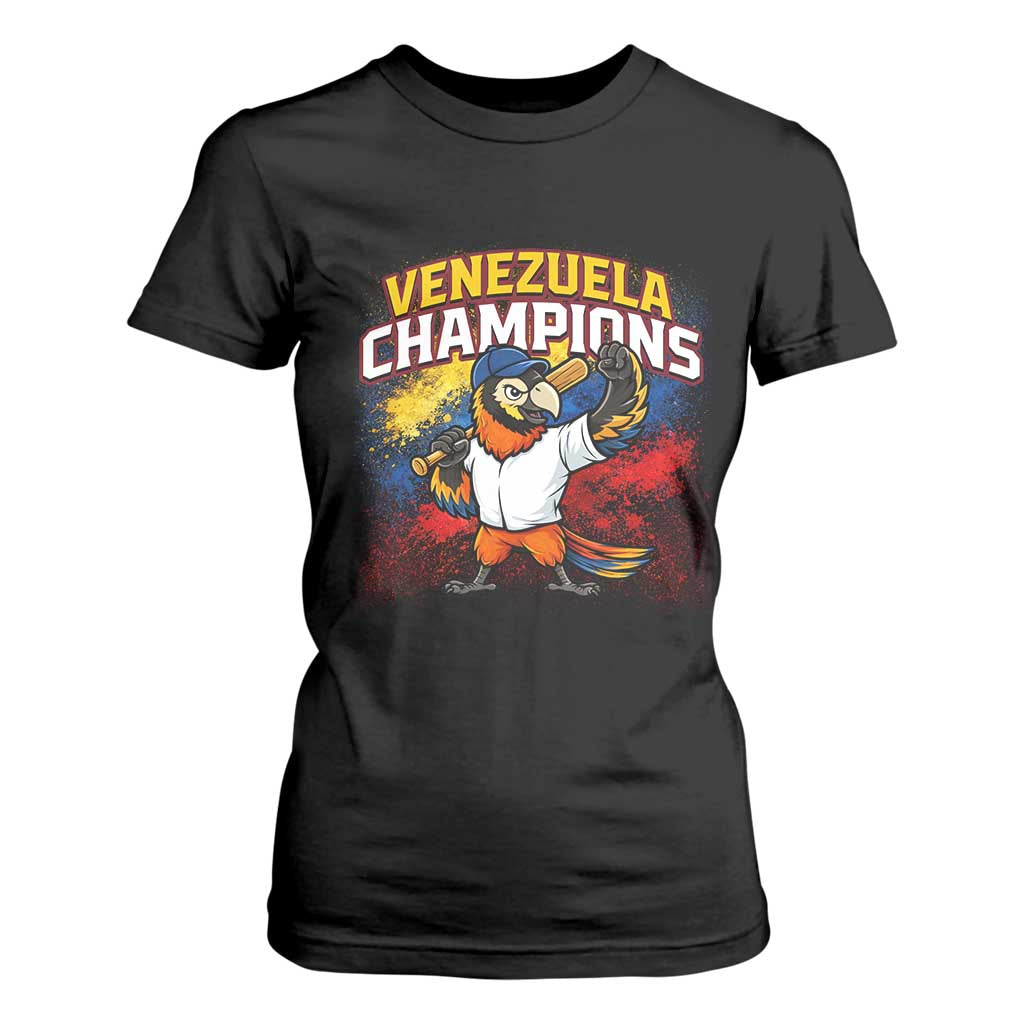 Venezuela Baseball Champions T Shirt For Women Troupial Bird Patriotic Pride TS12 Black Print Your Wear