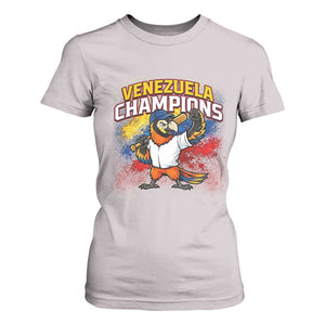 Venezuela Baseball Champions T Shirt For Women Troupial Bird Patriotic Pride TS12 Ice Gray Print Your Wear