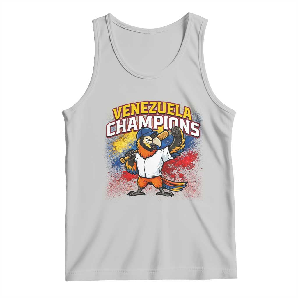 Venezuela Baseball Champions Tank Top Troupial Bird Patriotic Pride TS12 Ash Print Your Wear